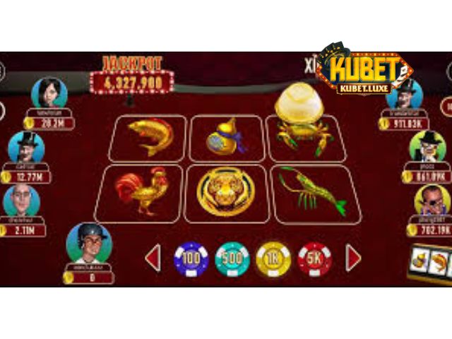 Thao tác chơi bầu cua tại Kubet