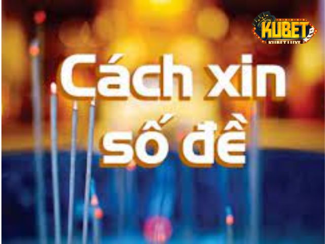 Cách xin số đề ở chùa