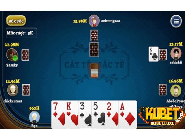 Chi tiết cách đánh bài Catte